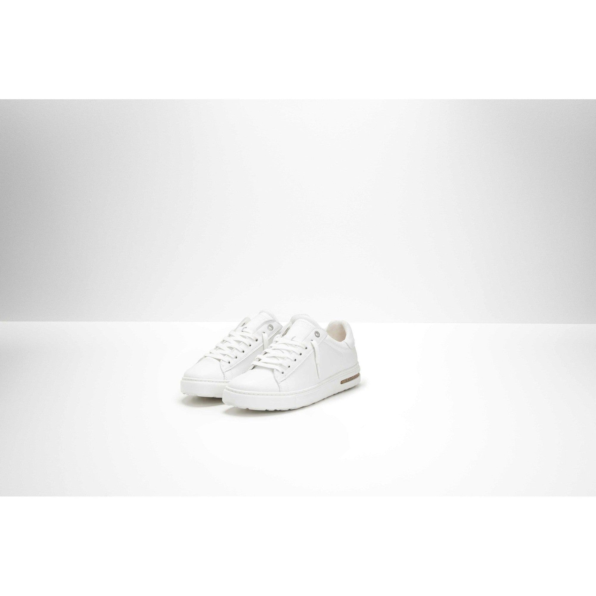 Birkenstock Bend Low 1017723 Ladies White Leather Arch Support Lace Up Trainers-elevate your sole