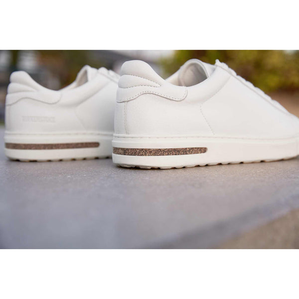 Birkenstock Bend Low 1017723 Ladies White Leather Arch Support Lace Up Trainers-elevate your sole