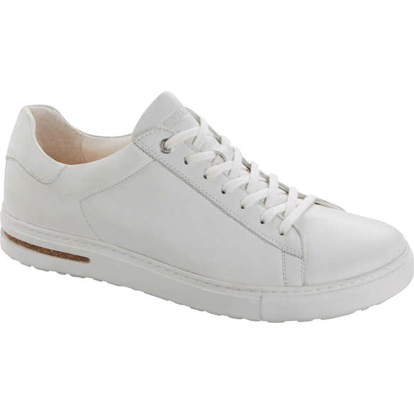 Birkenstock Bend Low 1017723 Ladies White Leather Arch Support Lace Up Trainers-elevate your sole