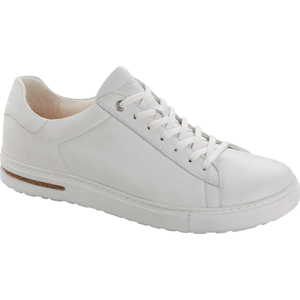 Birkenstock Bend Low 1017723 Ladies White Leather Arch Support Lace Up Trainers-elevate your sole