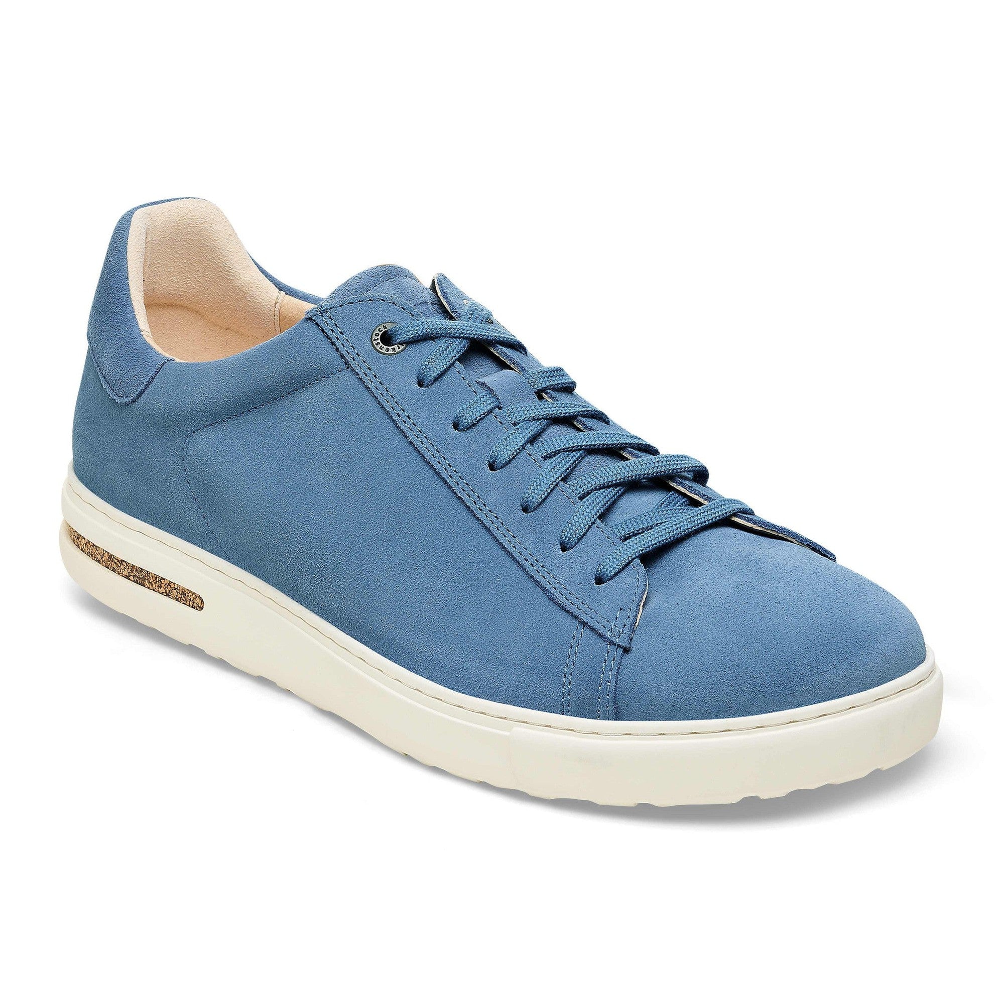 Birkenstock Bend Low Ladies Elemental Blue Suede Arch Support Lace Up Shoes-elevate your sole