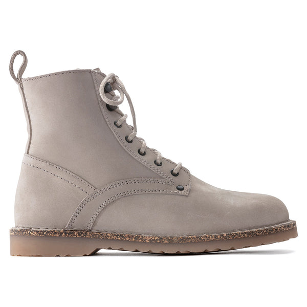 Birkenstock Bryson Shearling Ladies Beige Nubuck Arch Support Lace Up Ankle Boots-elevate your sole