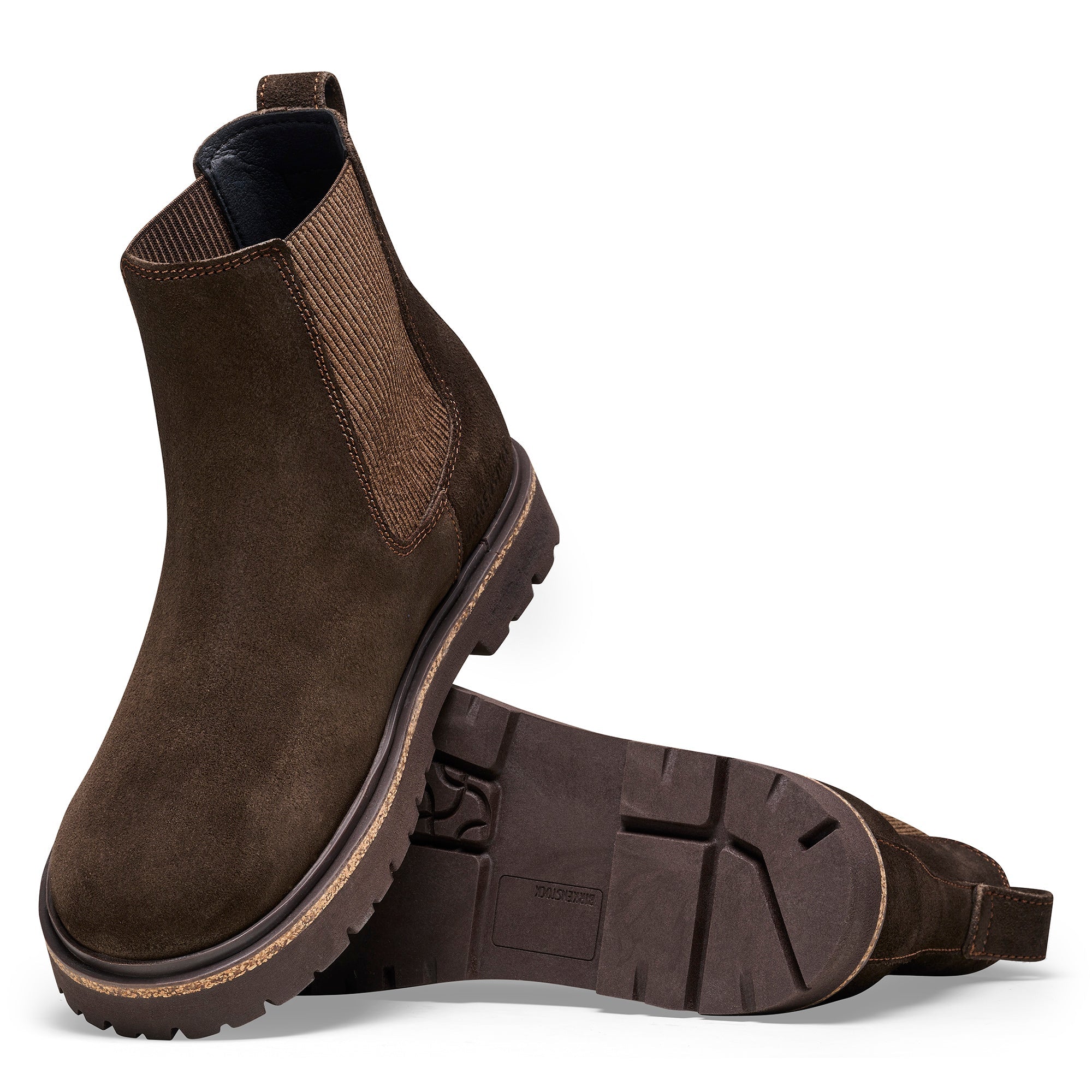 Birkenstock Highwood Narrow Ladies Mocha Leather Arch Support Pull On Ankle Boots-elevate your sole