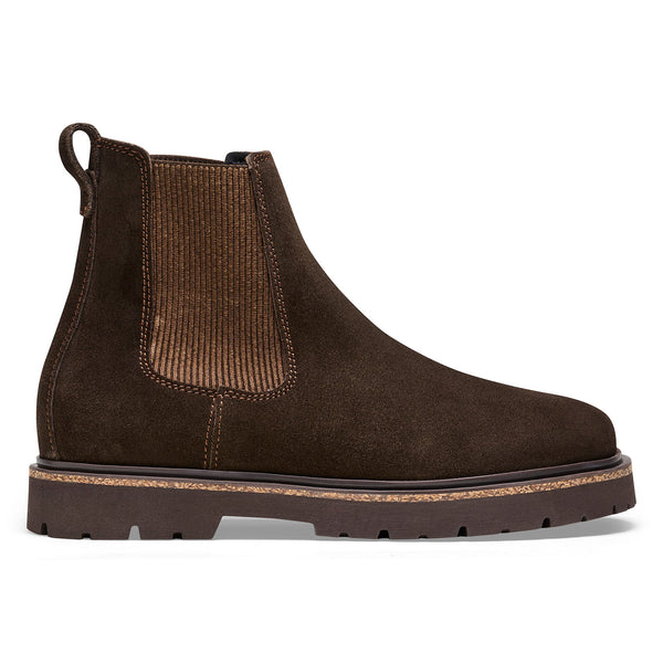 Birkenstock Highwood Narrow Ladies Mocha Leather Arch Support Pull On Ankle Boots-elevate your sole