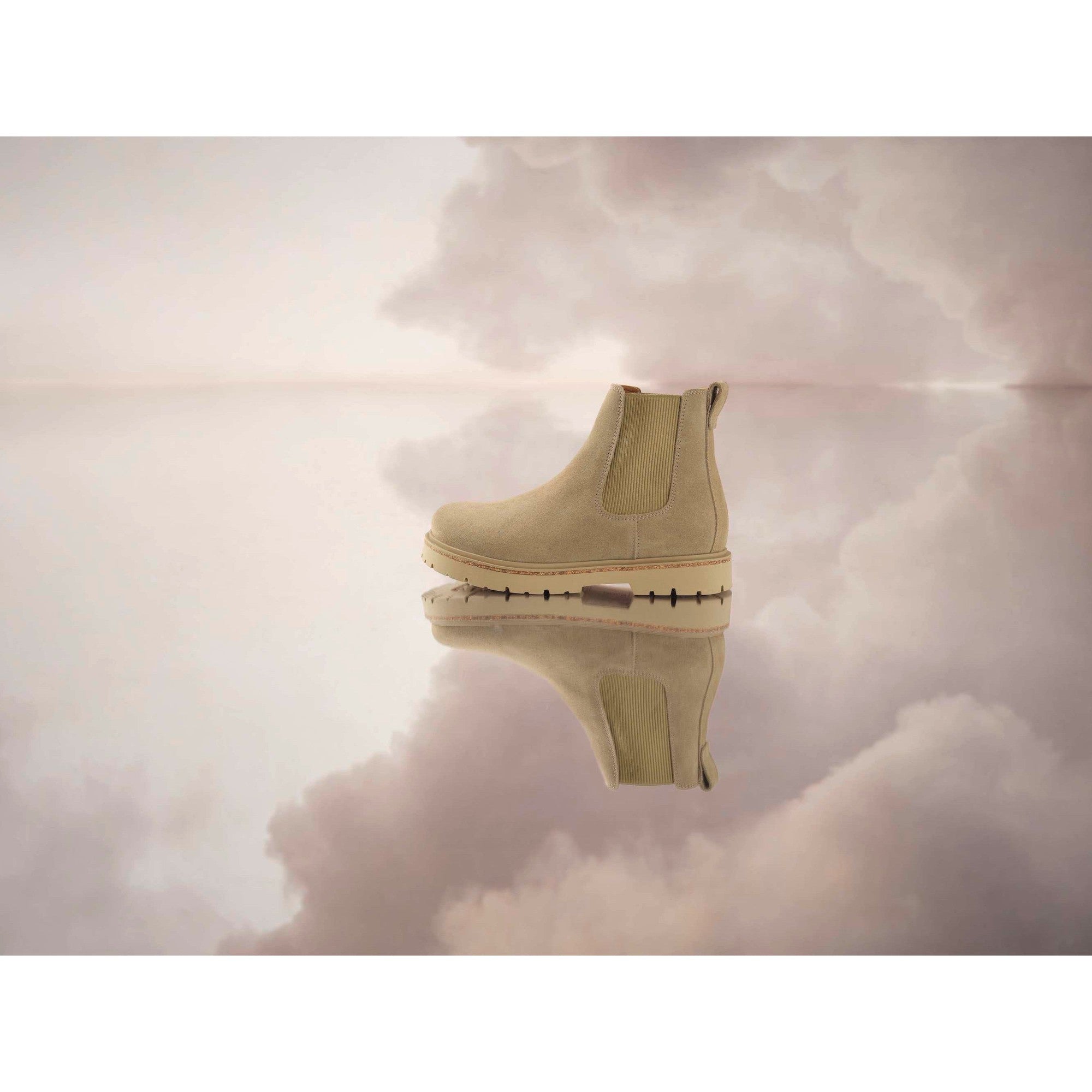 Birkenstock Highwood Narrow Ladies Taupe Leather Arch Support Pull On Ankle Boots-elevate your sole