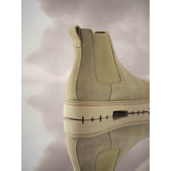 Birkenstock Highwood Narrow Ladies Taupe Leather Arch Support Pull On Ankle Boots-elevate your sole