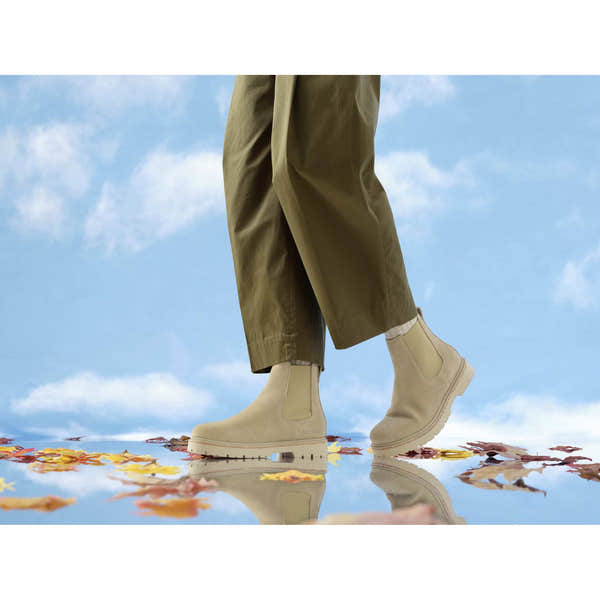 Birkenstock Highwood Narrow Ladies Taupe Leather Arch Support Pull On Ankle Boots-elevate your sole