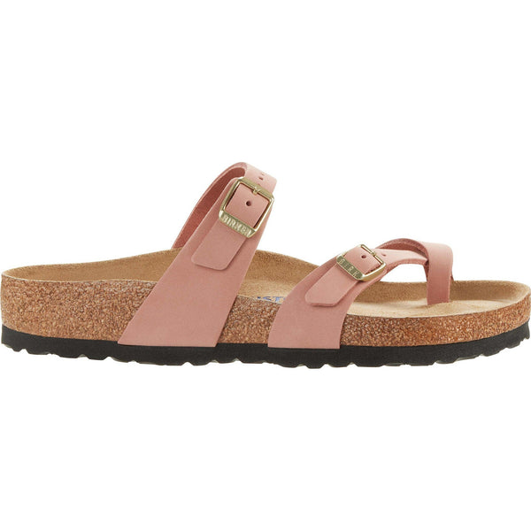 Birkenstock Mayari SFB 1023964 Ladies Old Rose Nubuck Arch Support Slip On Sandals-elevate your sole