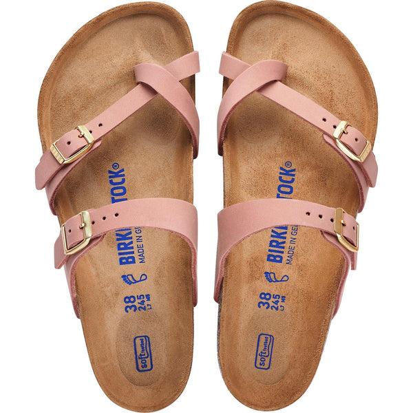 Birkenstock Mayari SFB 1023964 Ladies Old Rose Nubuck Arch Support Slip On Sandals-elevate your sole