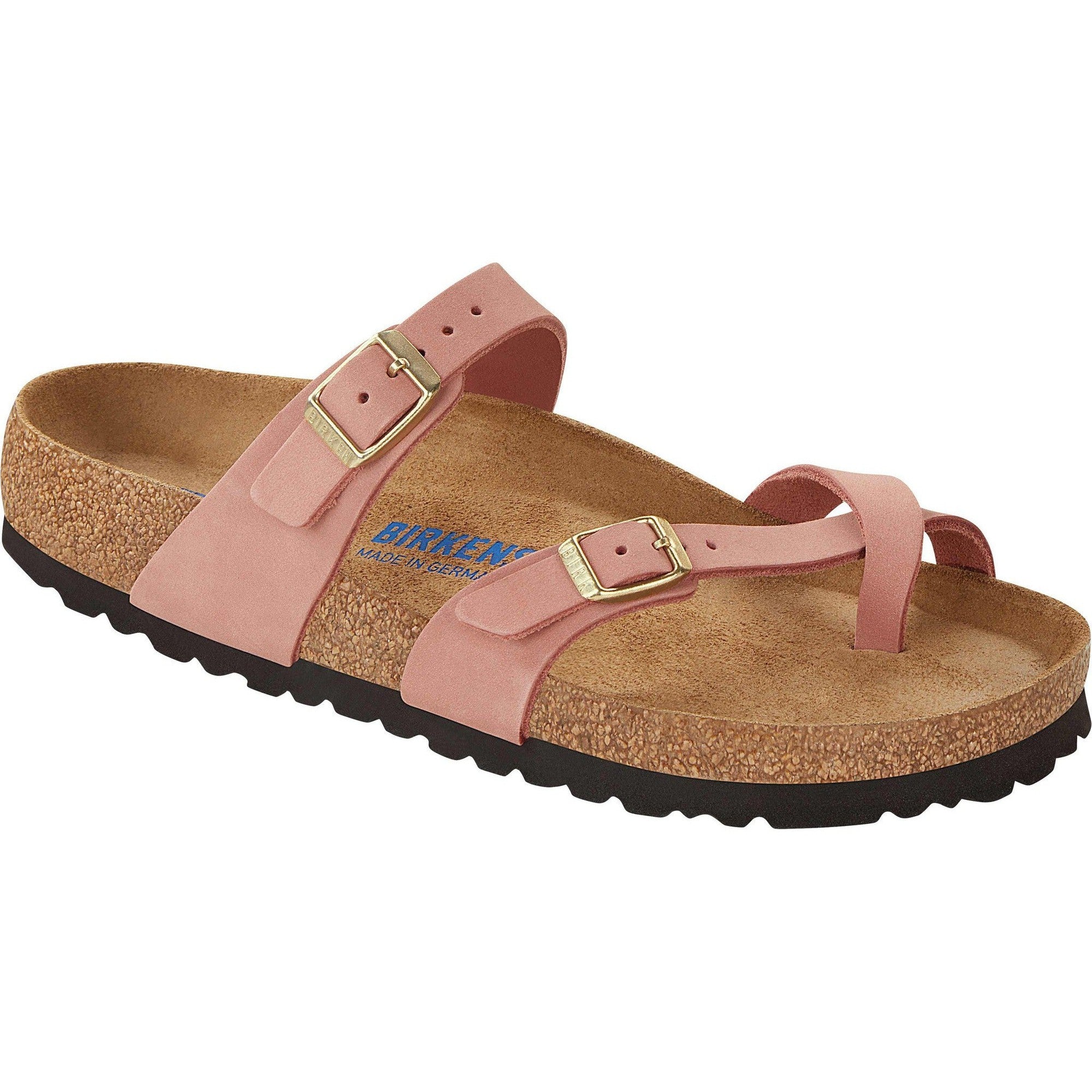Birkenstock Mayari SFB 1023964 Ladies Old Rose Nubuck Arch Support Slip On Sandals-elevate your sole