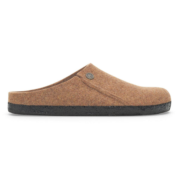 Birkenstock Zermatt Rivet Wool Ladies Toffee Wool Slip On Slippers-elevate your sole