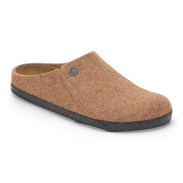 Birkenstock Zermatt Rivet Wool Ladies Toffee Wool Slip On Slippers-elevate your sole