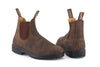 Blundstone #585 Classics Unisex Rustic Brown Leather Water Resistant Pull On Ankle Boots
