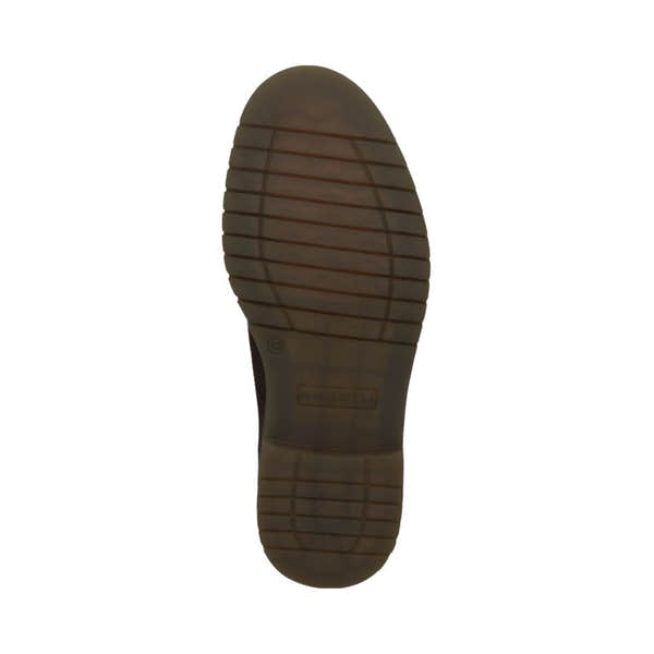 Bugatti Barton Evo men's dark brown nubuck lace-up shoes with rugged outsole and stylish design.