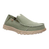 Kickback Couch Mid Green Canvas Mens Slip On Shoes