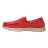 Kickback Couch Red Canvas Mens Slip On Shoes