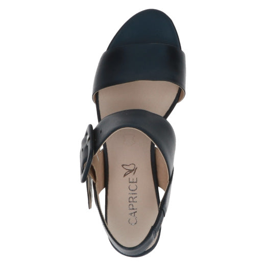 Caprice 28306-20 842 Ladies Ocean Leather Buckle Sandals-elevate your sole