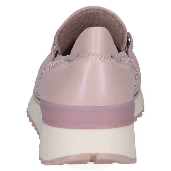Caprice 9-24502-42 582 Ladies Light Purple Leather & Textile Slip On Loafers-elevate your sole