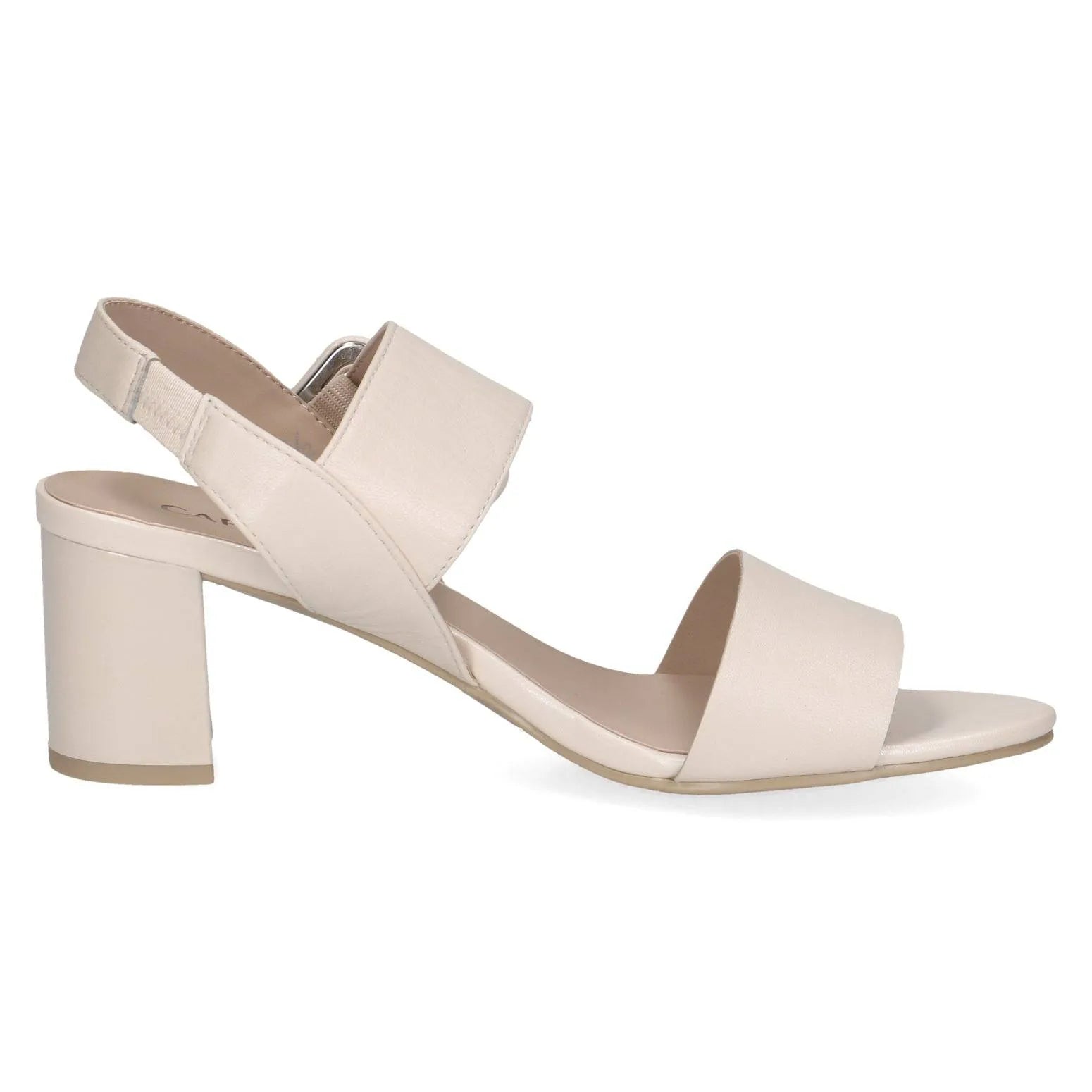 tacon ancho tacon de cm Sandalias De Cuero Caprice Con Tacón De Bloque De Cm, Ancho G, Plantilla  De Espuma Viscoelástica Caprice 9-9-28306-20
