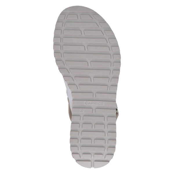 Caprice 9-28703-42 122 Ladies White Leather Sling Back Sandals-elevate your sole