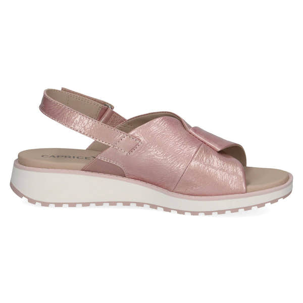 Caprice 9-28703-42 521 Ladies Pastel Pink Leather Sling Back Sandals-elevate your sole