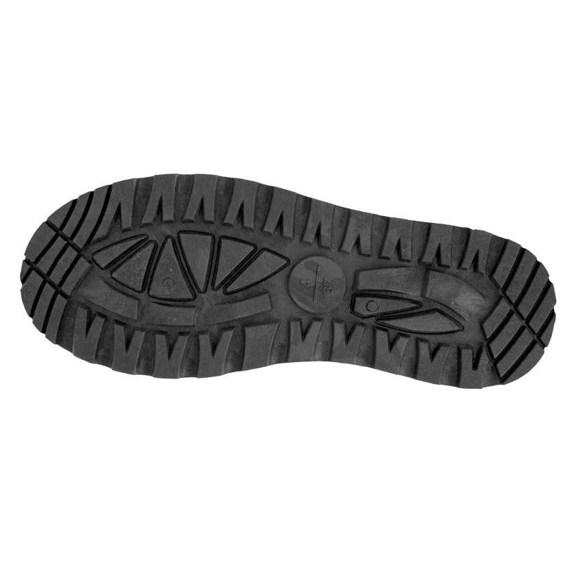 Cipriata L570AS Danilla Ladies Black Slip-On Mules with rubber sole and low heel.