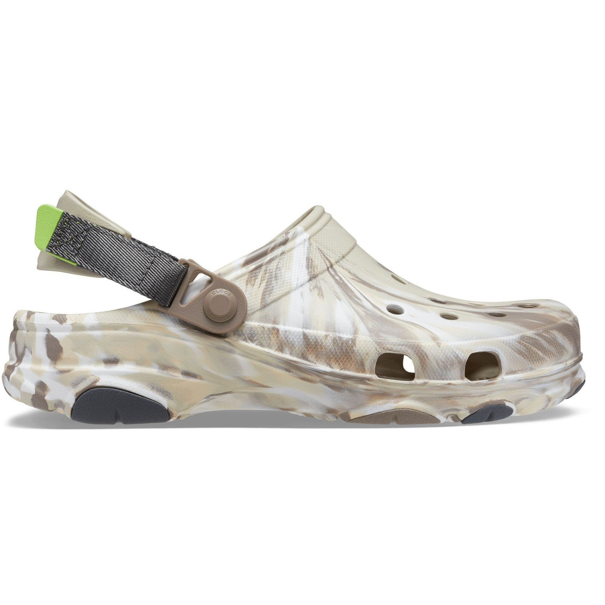 Crocs Classic All Terrain Marbled 207887-2Y3 Ladies Bone And Multi Clogs-elevate your sole