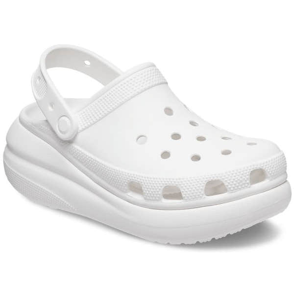 Crocs Classic Crush 207521-100 Ladies White Clogs-elevate your sole