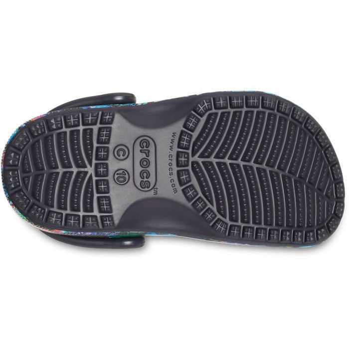 Crocs Classic Dino Clog T 208303-4LF Kids Deep Navy And Multi Clogs-elevate your sole