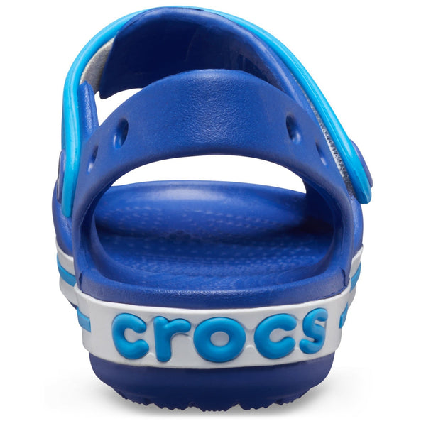 Crocs Crocband 12856-4BX Kids Cerulean Blue And Ocean Touch Fastening Sandals - elevate your sole