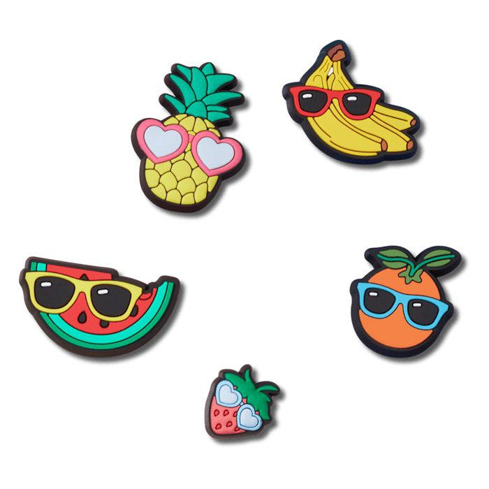 Crocs Cute Fruit With Sunnies Jibbitz Pack Of 5-elevate your sole