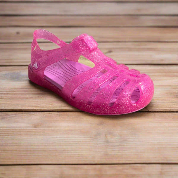 Crocs Isabella T 208444-6UB Girls Juice Pink Sandals-elevate your sole