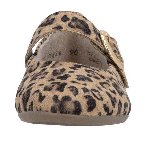 Remonte D0K14-90 Ladies Leopard Suede Touch Fastening Shoes