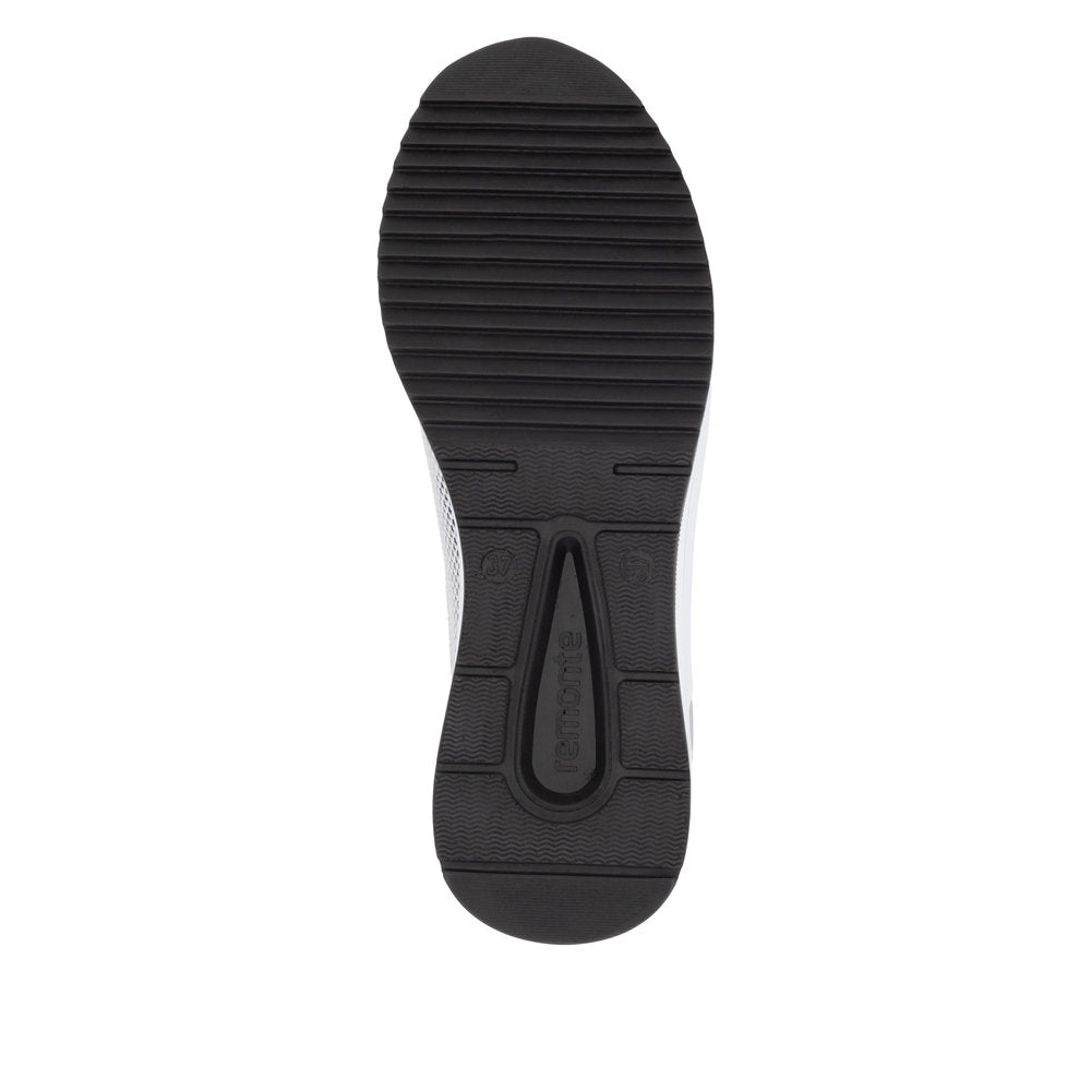 Remonte D0T08-03 Ladies Wide Black/Grey Elasticated Shoes