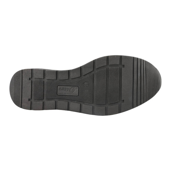 DB Shoes Antelope 2V Ladies Wide Black Leather & Textile Zip & Lace Ankle Boots-elevate your sole