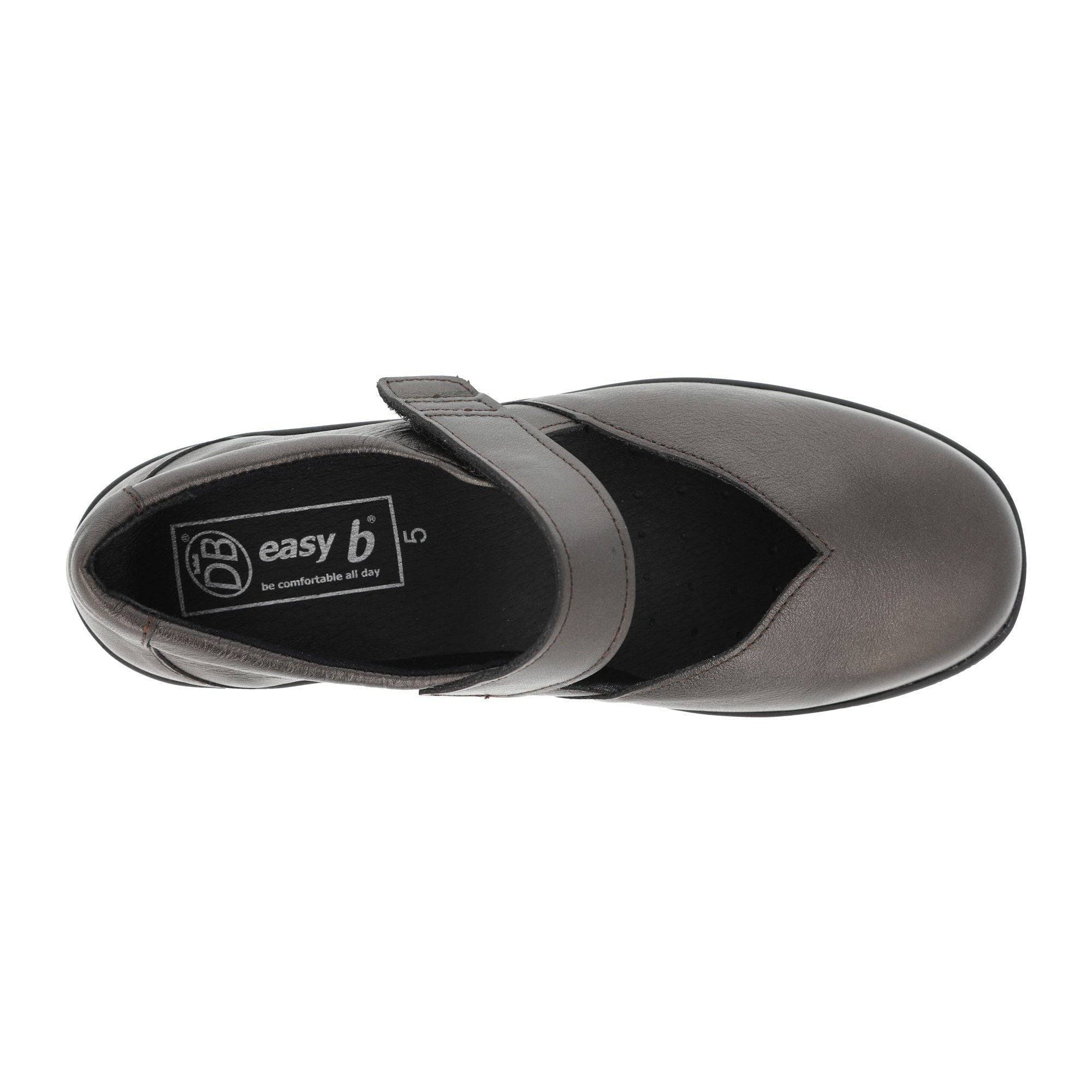 DB Shoes Gull 77005G Ladies Bronze Leather Touch Fastening Shoes-elevate your sole