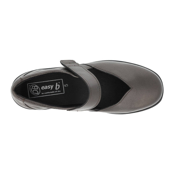DB Shoes Gull 77005G Ladies Bronze Leather Touch Fastening Shoes-elevate your sole