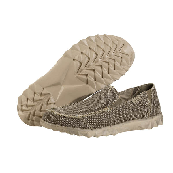 Dude Farty Natural Mens Tundra Beige Braided Vegan Slip On Shoes - elevate your sole