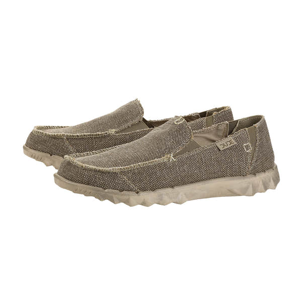 Dude Farty Natural Mens Tundra Beige Braided Vegan Slip On Shoes - elevate your sole