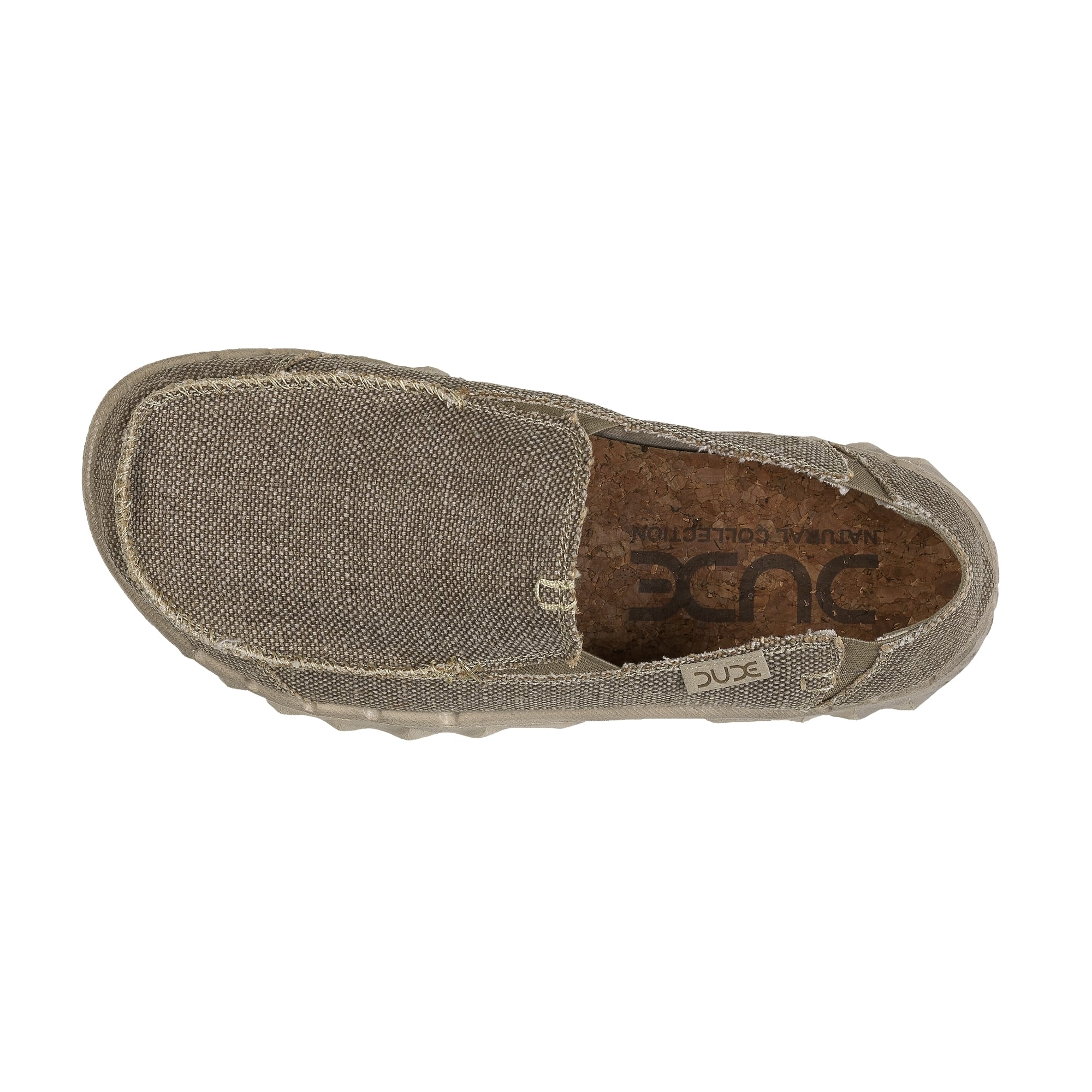 Dude Farty Natural Mens Tundra Beige Braided Vegan Slip On Shoes - elevate your sole