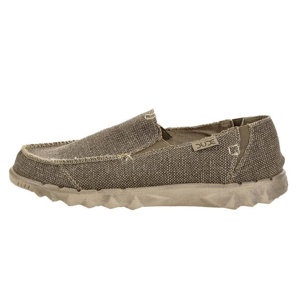 Dude Farty Natural Mens Tundra Beige Braided Vegan Slip On Shoes - elevate your sole