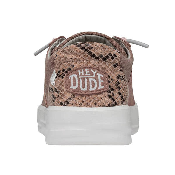 Dude Karina Ladies Rose Dust Textile Slip On Shoes-elevate your sole