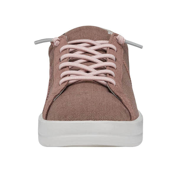 Dude Karina Ladies Rose Dust Textile Slip On Shoes-elevate your sole