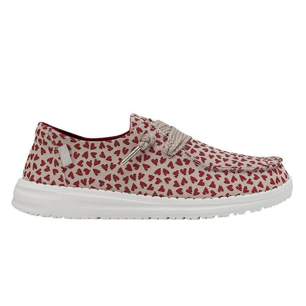 Dude Wendy Love Ladies Tan Textile Slip On Shoes-elevate your sole