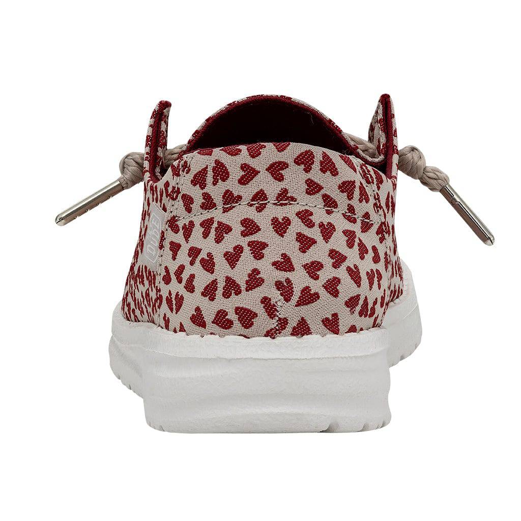 Dude Wendy Love Ladies Tan Textile Slip On Shoes-elevate your sole