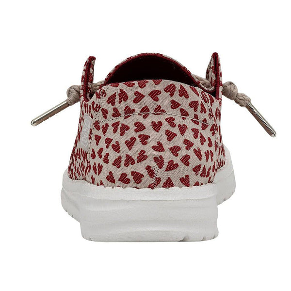 Dude Wendy Love Ladies Tan Textile Slip On Shoes-elevate your sole
