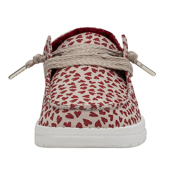 Dude Wendy Love Ladies Tan Textile Slip On Shoes-elevate your sole