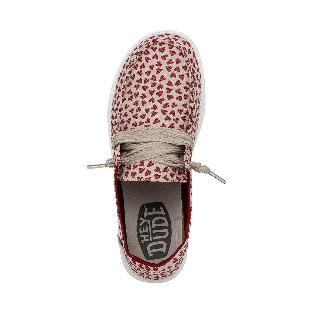 Dude Wendy Love Ladies Tan Textile Slip On Shoes-elevate your sole