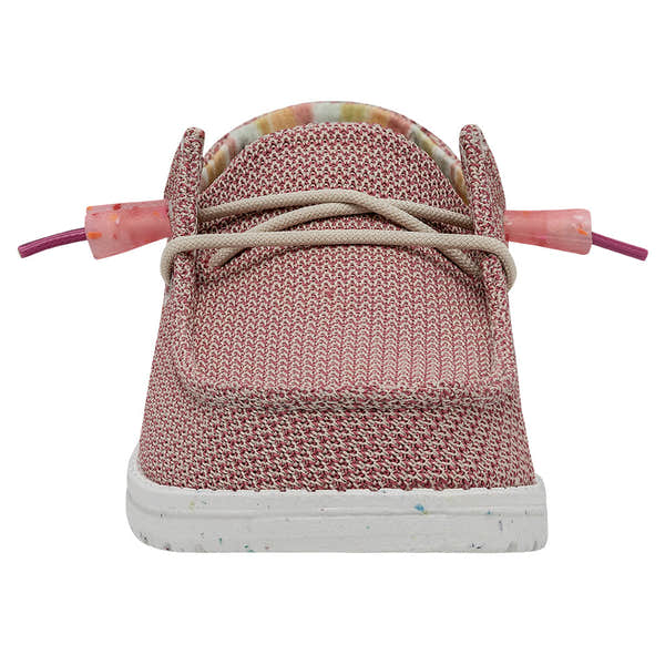 Dude Wendy Natural Ladies Rose Organic Cotton Slip On Shoes-elevate your sole