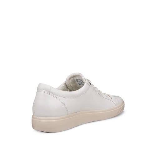 ECCO Soft 7 Classic Sneaker 218613 01007 Ladies White Leather Lace Up Shoes-elevate your sole